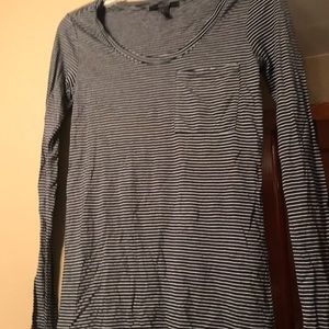 stripped long sleeve shirt